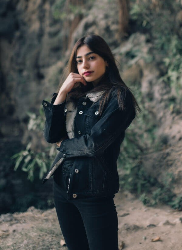 Denim Jacket with sherpa fur lining - Image 3